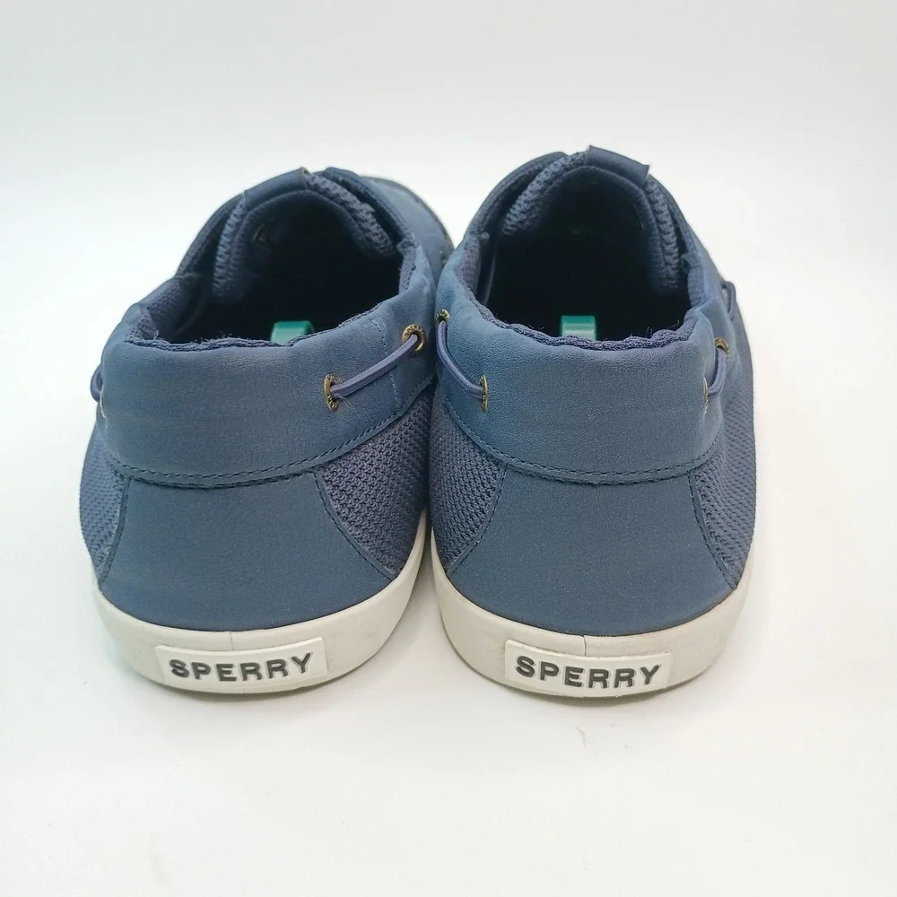 Sperry Bahama II‎ Knit Mens Boat Shoes Navy Blue Sneakers 109155 Size 13